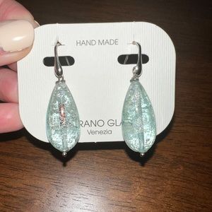 Venecian Glass earrings brand new never used. Got it from Venice Italy: